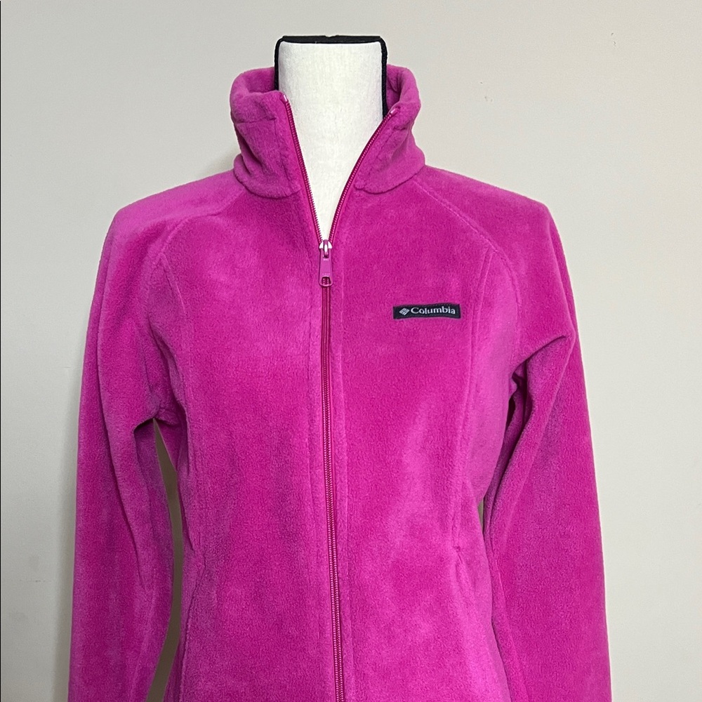 💘Columbia Women's Vibrant Pink Benton Sping Jacket - Picture 9 of 17